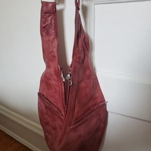 Leather SASH BAG!